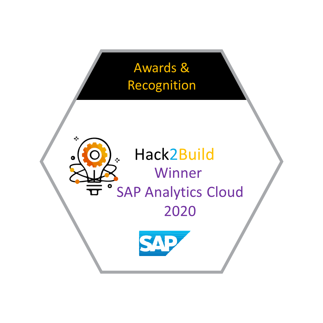 2020 Hack 2 Build Winner SAP Analytics Cloud