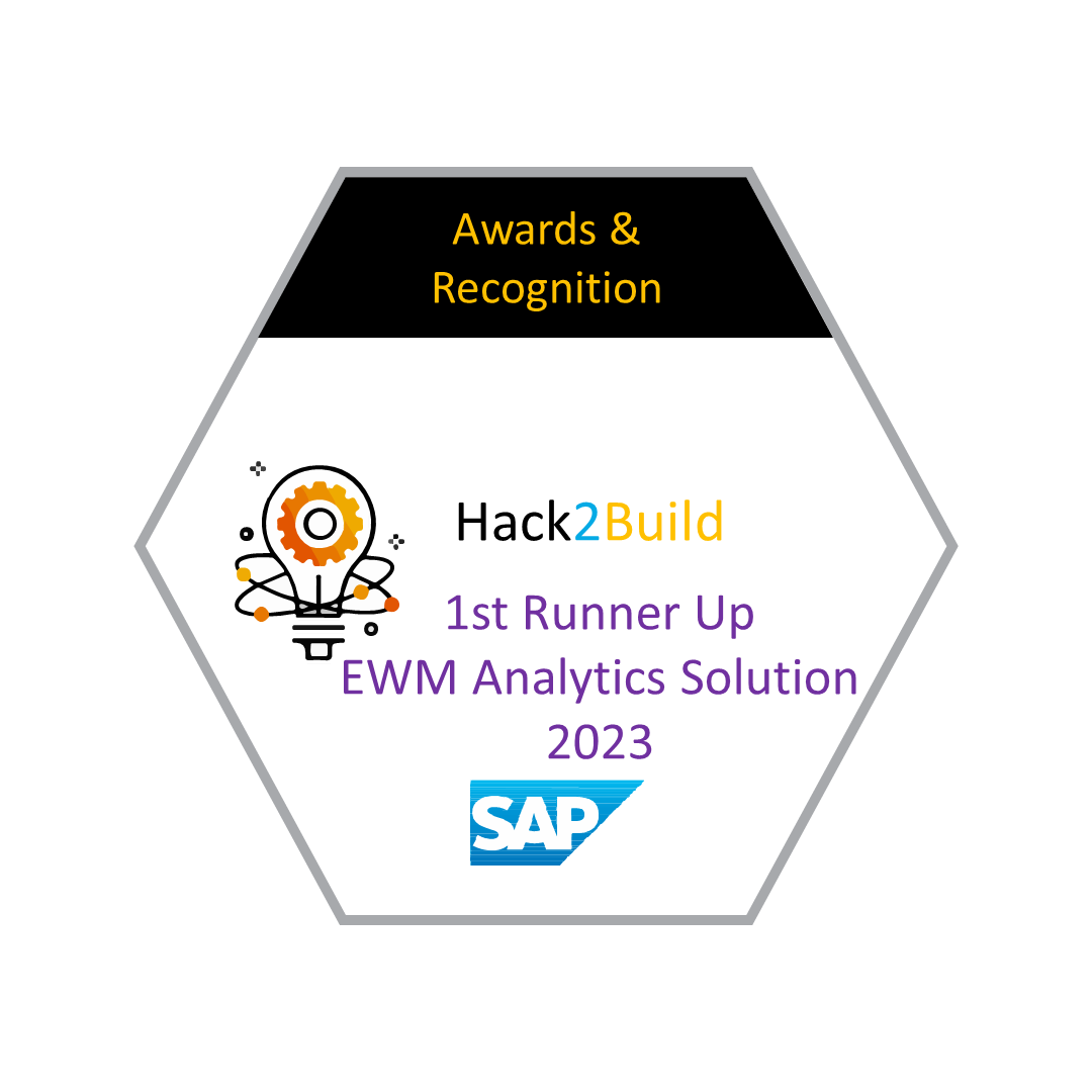 Hack 2 Build 1st Runner Up EWM Analytics Solution