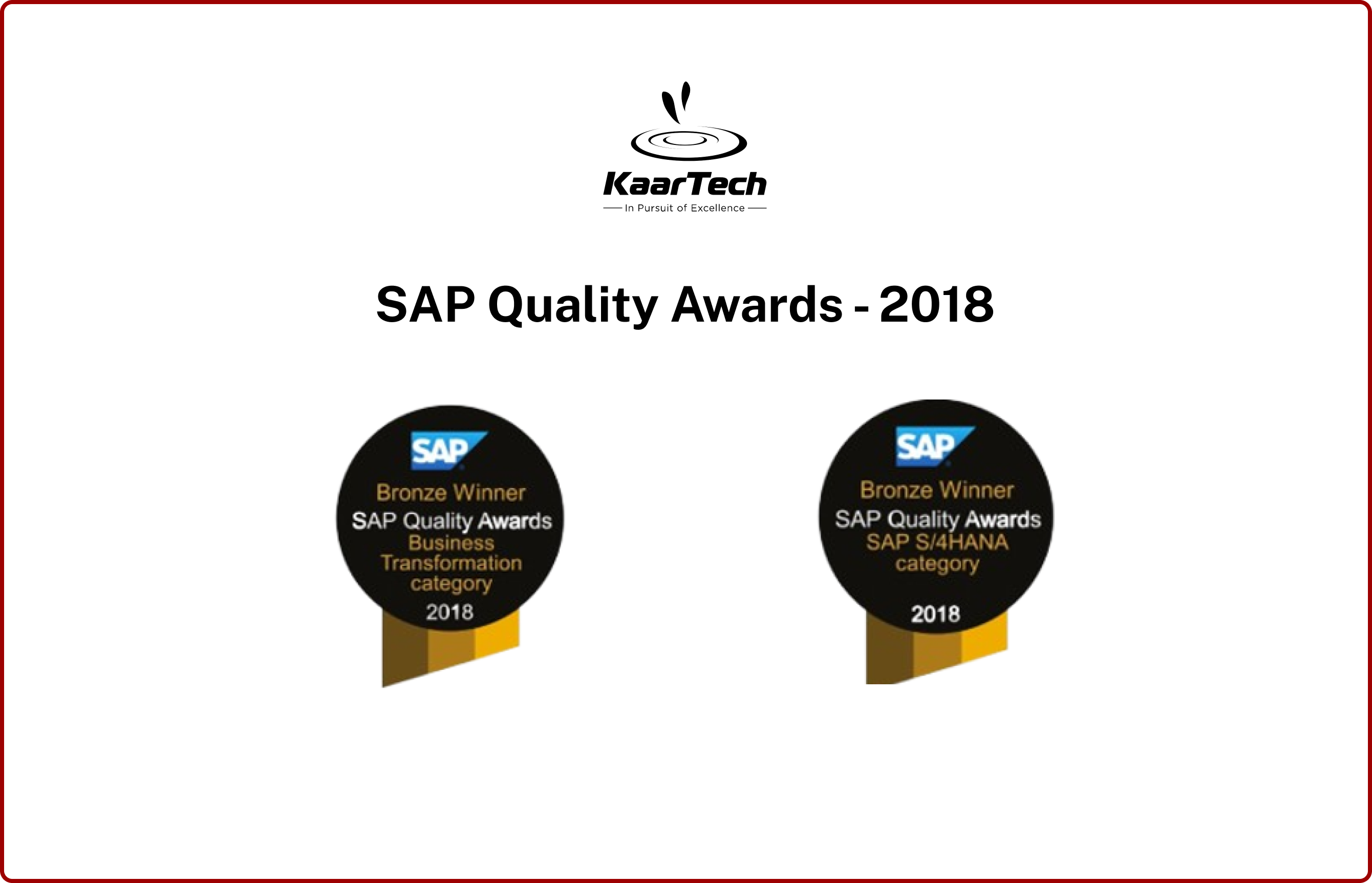 KaarTech Awards 2018